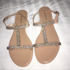 Rhinestone sandals